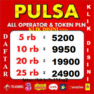 Pulsa Murah Telkomsel, Indosat, Token Pln